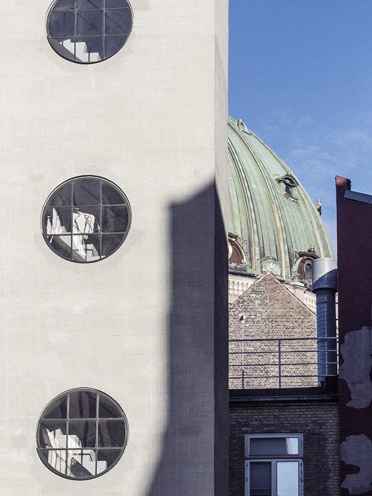 The Palace Garages Copenhagen exterior windows after restoration Elgaard Architecture