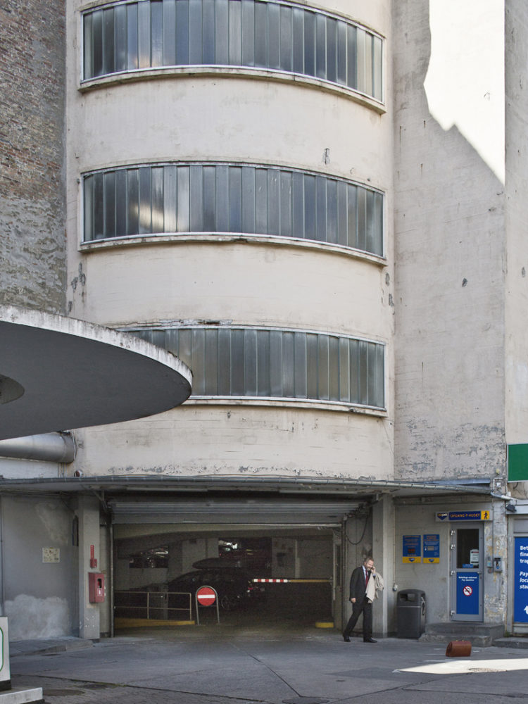 The Palace Garages Copenhagen exterior prior to restoration Elgaard Architecture