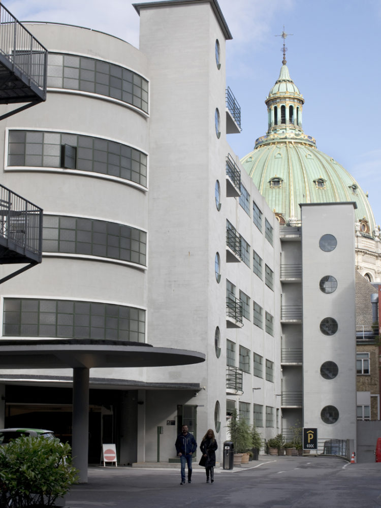 The Palace Garages Copenhagen exterior after restoration Elgaard Architecture