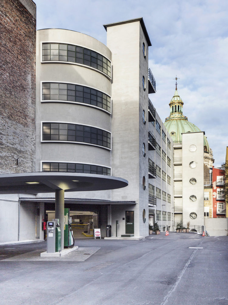 The Palace Garages Copenhagen exterior after restoration Elgaard Architecture