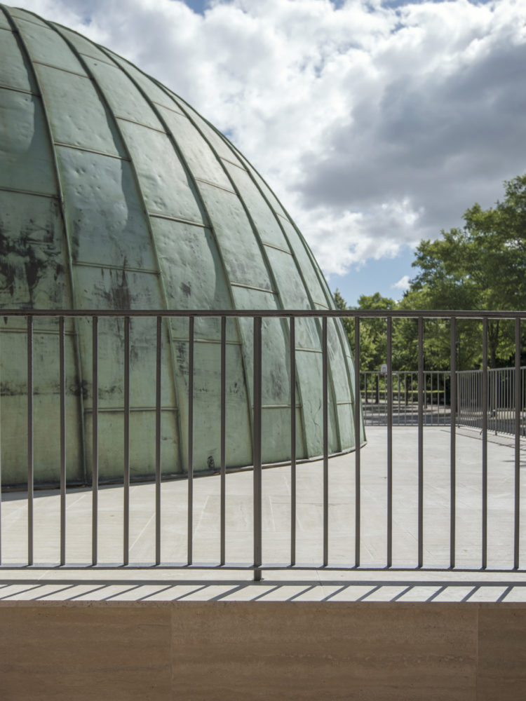 Arne Jacobsen's music pavilion concrete dome Enghaveparken Copenhagen Elgaard Architecture