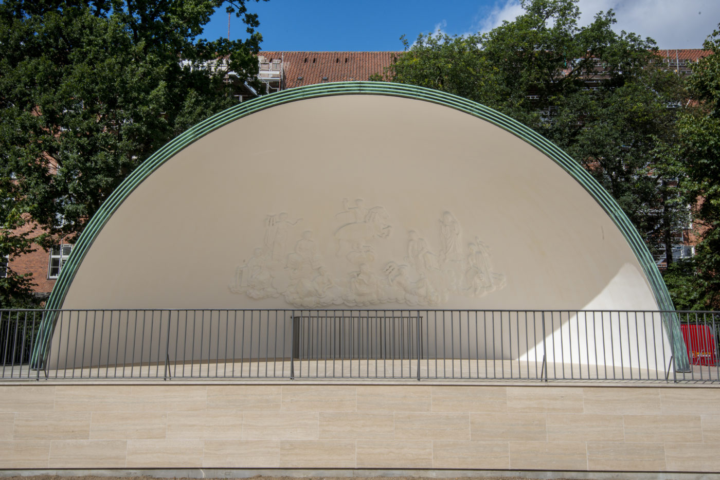 Arne Jacobsen's music pavilion Enghaveparken Copenhagen Elgaard Architecture