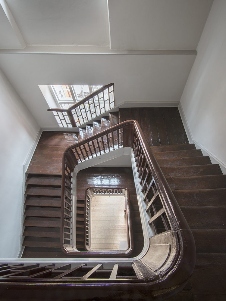 Studiestræde 13 staircase after restoration Elgaard Architecture