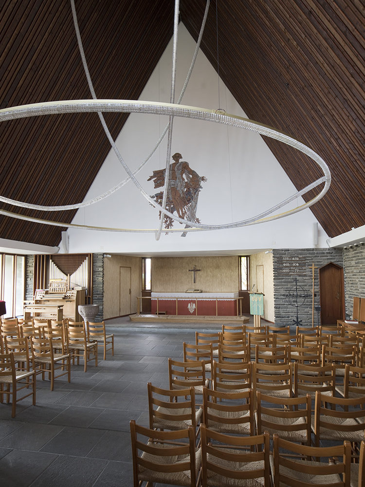 King Haakon's Church Copenhagen interior church room Elgaard Architecture