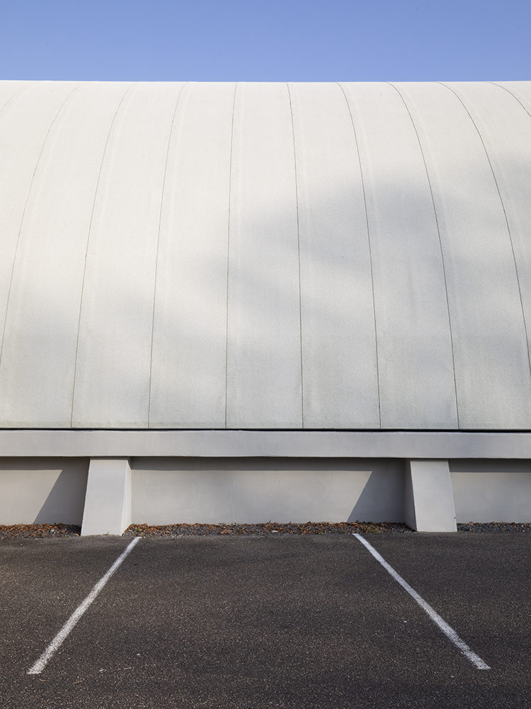 Haslev Hallerne Sports Hall D roof exterior Elgaard Architecture