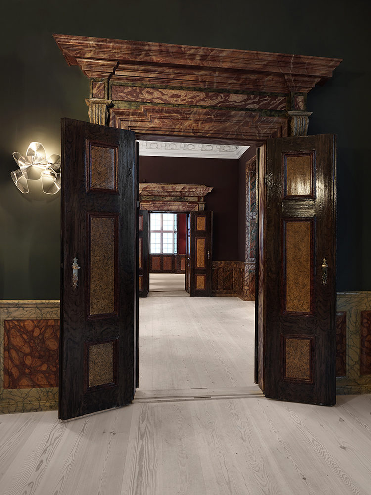 Frederiksberg Castle interior after restoration Elgaard Architecture