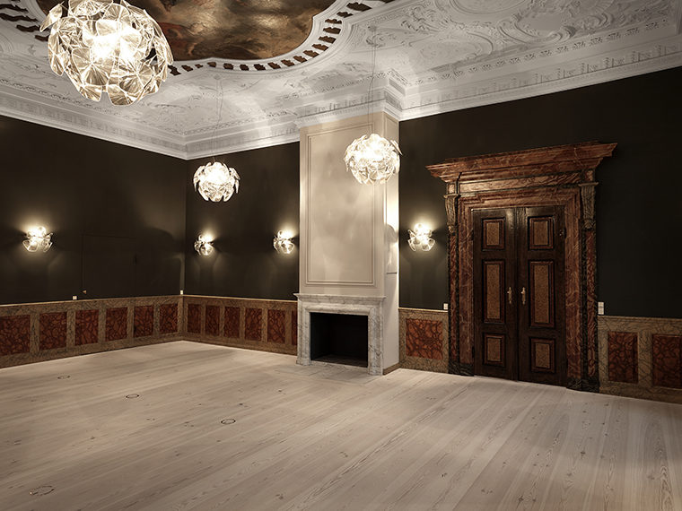 Frederiksberg Castle interior after restoration Elgaard Architecture