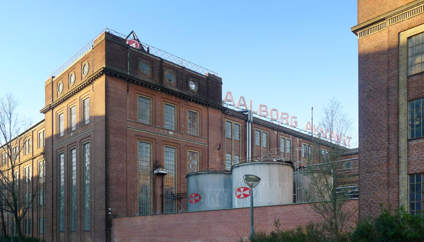 Aalborg Akvavit Distillery exterior Elgaard Architecture