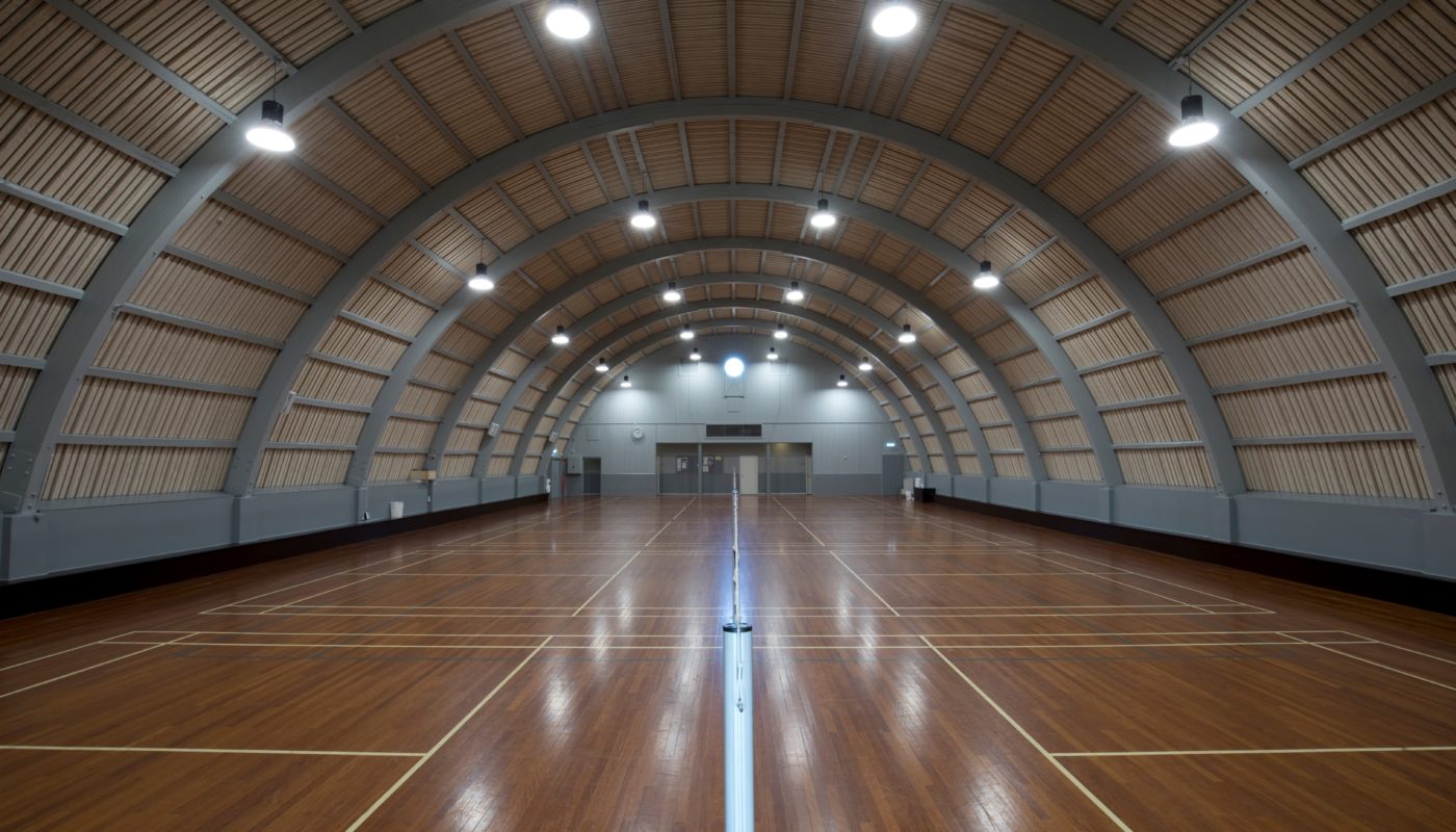 Haslev Hallerne Sports Hall D interior Elgaard Architecture