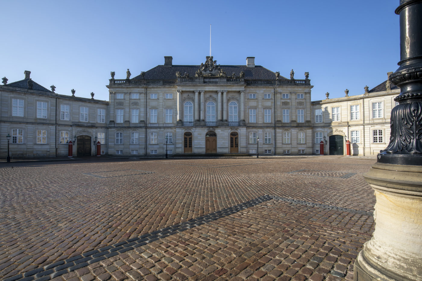 Amalienborg Castle exterior Christian VII's Palace Elgaard Architecture