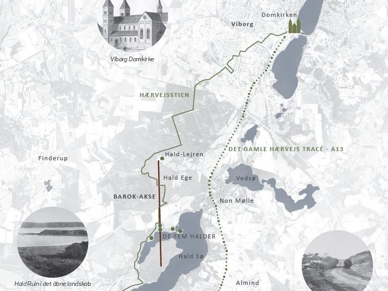 The Five Halds Denmark map Elgaard Architecture
