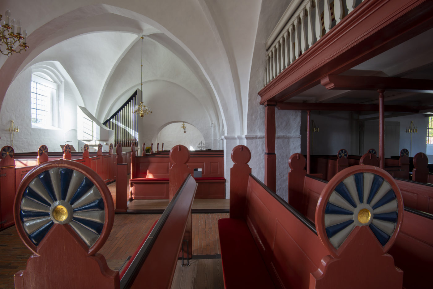 Gerlev Kirke restaurerede stolestader