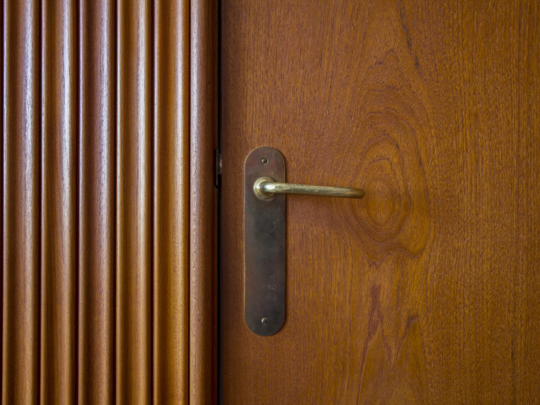 Lyngby Town Hall original door Elgaard Architecture