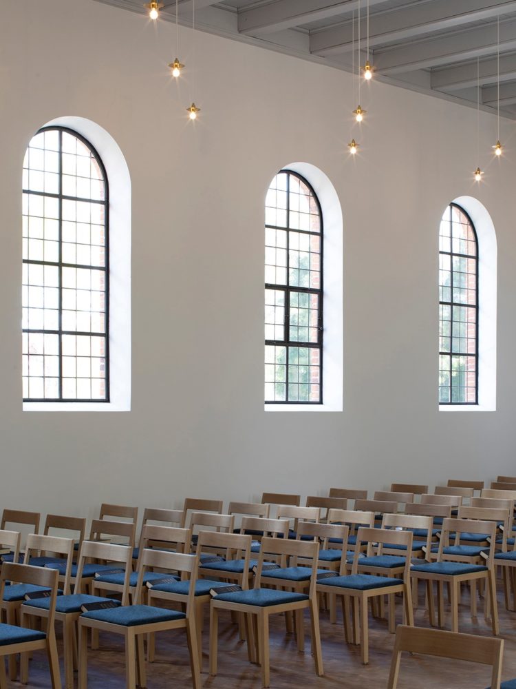 Nyhuse Chapel interior Elgaard Architecture