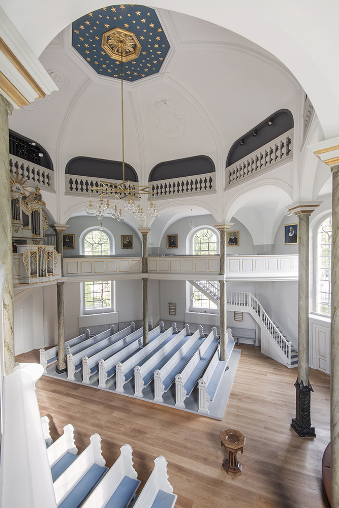 Frederiksberg Church after the restoration Elgaard Architecture