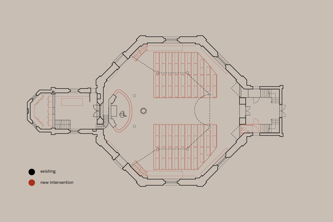 Frederiksberg Church seating Elgaard Architecture