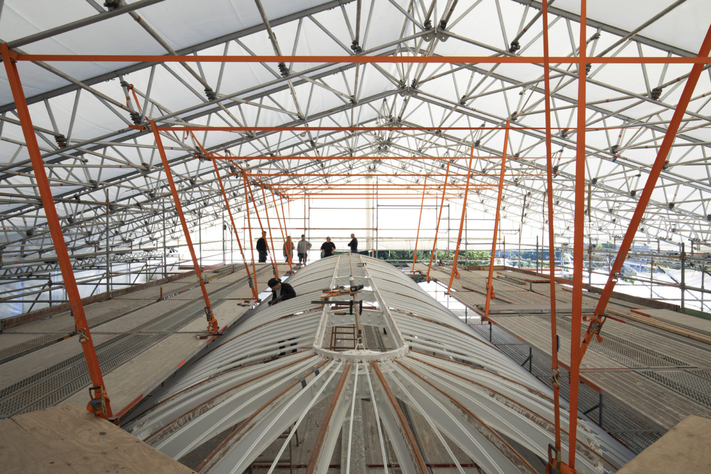 Carlsberg Academy Pompeji during the restoration Elgaard Architecture