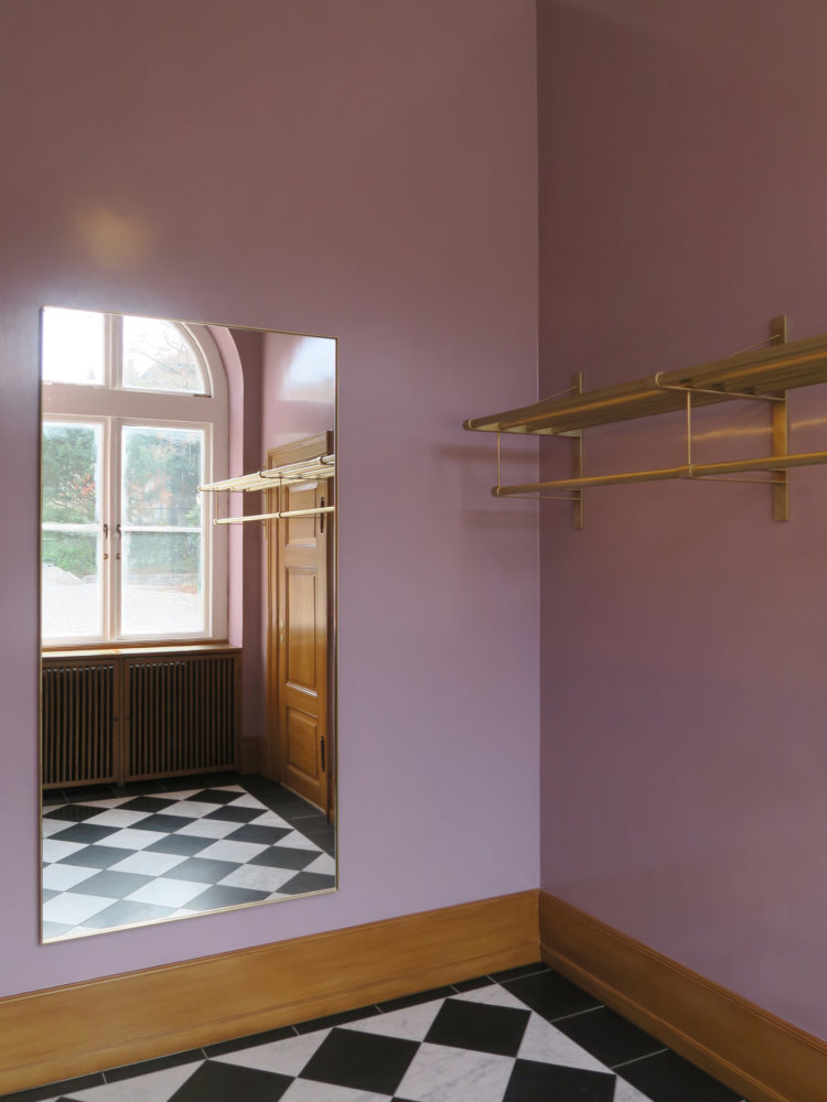 Carlsberg Academy cloakroom after restoration Elgaard Architecture