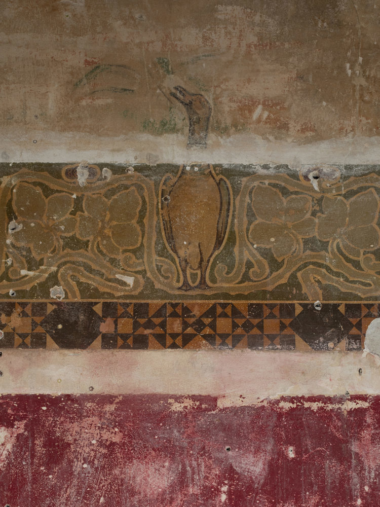 Vibensgaard Copenhagen frieze prior to restoration Elgaard Architecture